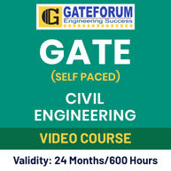 GATE Civil Engineering Online (Self Paced) Video Course (600 Hours)