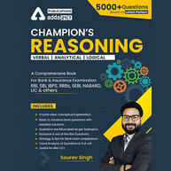 Champion's Reasoning Book for Bank & Insurance Exam (English Printed Edition) by Adda247