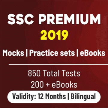 SSC 2019 Premium Package : Mock Test & E-Books| Get 25 % Discount | Use Code :EXAM25_4.1