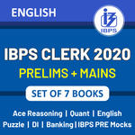 Latest IBPS Clerk 2020 Books Kit for (Prelims + Mains) in English Printed Edition