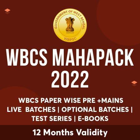 WBCS KA MAHAPACK | Complete WBCS 2022 Preparation (Validity 12 Months)

