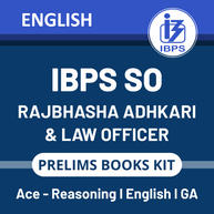 IBPS SO Rajbhasha Adhikari | Law Officer Prelims 2021 Books Kit (English Printed Edition)
