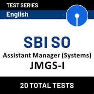 SBI SO Mock Tests 2020-21 Online Test Series for Assistant Manager in English (With Solutions) by Adda247