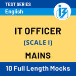IBPS SO IT Officer Scale-I Mains 2020/21 Online Test Series