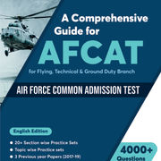 A Comprehensive Guide for AFCAT Exam Book English Printed Edition