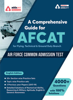 A Comprehensive Guide for AFCAT Exam Book English Printed Edition