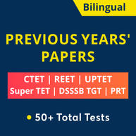 CTET, REET, UPTET Paper-I & II, Super TET, DSSSB PRT & other Previous Years' Papers 2021 Online Test Series
