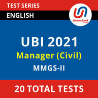 UBI Manager (Civil Engineer) 2021 Online Test Series