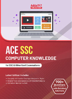 Ace SSC Computer Knowledge for SSC and other Govt. Exams (English Printed Latest Edition) by Adda247