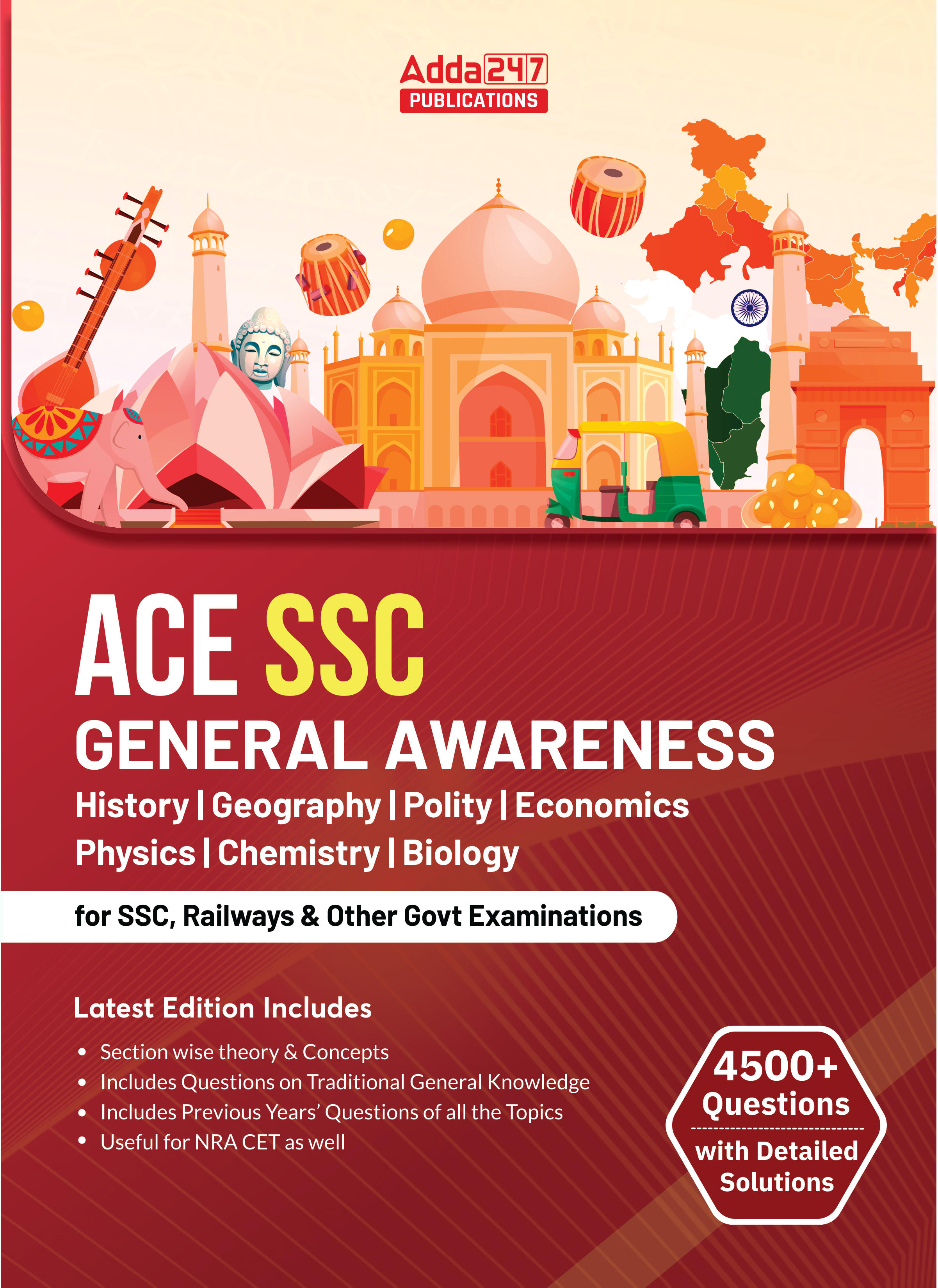Ace SSC General Awareness eBook(Eng.) for SSC Exam and Northeast Exams | Comprehensive E-books by Adda 247