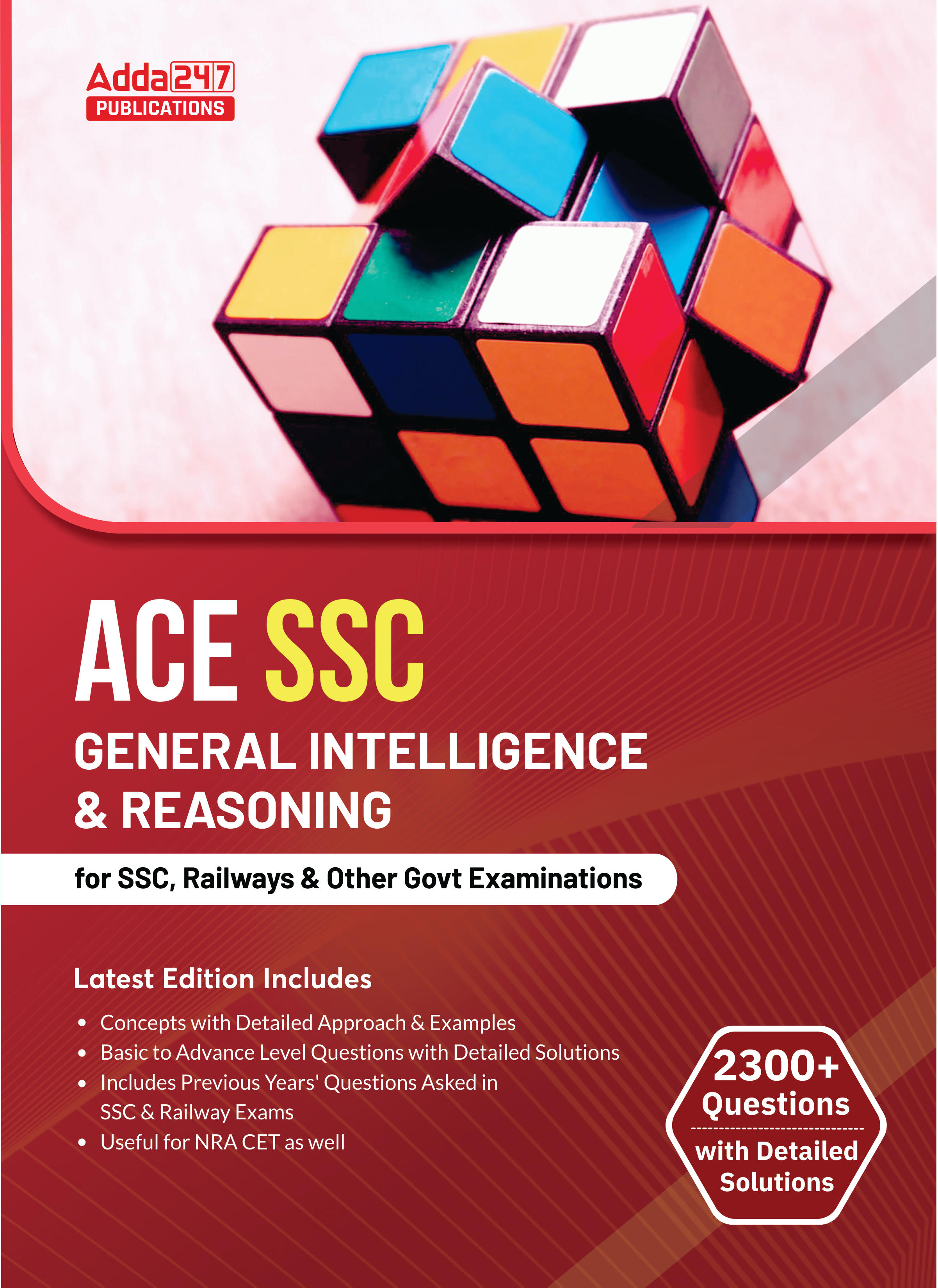 Ace SSC Reasoning for SSC CGL, CHSL, CPO, GD and Other Govt. Exams (English Printed Latest Edition)