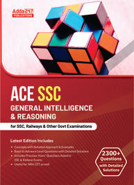 Ace SSC Reasoning for SSC CGL, CHSL, CPO, GD and Other Govt. Exams (English Printed Latest Edition)