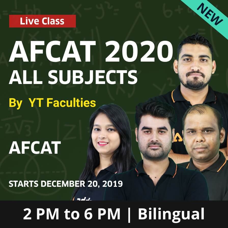 AFCAT and INET 2020 Study Plan: Check Here_3.1