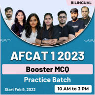 AFCAT 1 2023 Booster MCQ Practice Batch | Bilingual | Online Live Classes By Adda247