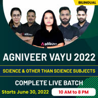AGNIVEER VAYU 2022 | Indian Air Force 2022 (Science & Other than Science Subjects) Live Classes by Adda247