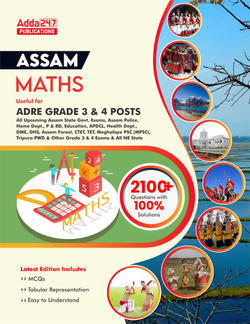 Maths Book for Assam ADRE GRADE 3 & 4 Posts (English Printed Edition) By Adda247