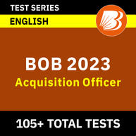 Bank of Baroda Acquisition Officer 2023 | Online Test Series By Adda247
