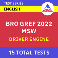 BRO GREF MSW Driver Engine 2022 Online Test Series By Adda247