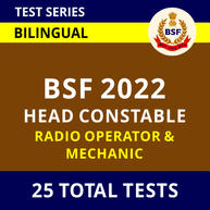 BSF HC Radio Operator & Mechanic 2022 | Online Test Series By Adda247