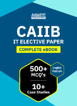 CAIIB Elective Paper (Information technology) ebook (English Medium) 2023 By Adda247