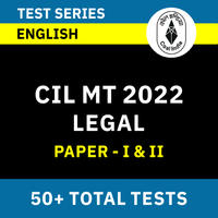 CIL MT Legal Paper I & II Online Test Series By Adda247_50.1