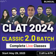CLAT 2024 CLASSIC 2.0 BATCH | Complete Online Live Classes By Adda247