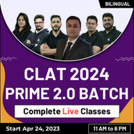 CLAT 2024 PRIME 2.0 BATCH | Complete Live Classes by Adda247 (As Per Latest Syllabus)