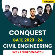 CONQUEST Batch - Gate Civil Engineering (2023-2024) | Complete Batch | Live + Recorded Classes By Adda247