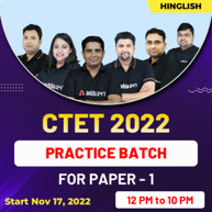 CTET 2022 PRACTICE BATCH FOR PAPER - 1  | HINGLISH | LIVE CLASSES BY ADDA247