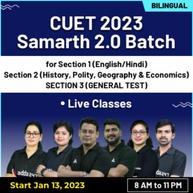 CUET 2023 (SAMARTH 2.0 Batch) Arts | Bilingual Online Live Classes By Adda247