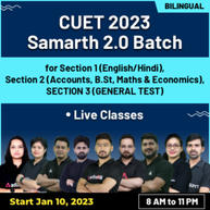 CUET 2023 (SAMARTH 2.0 Batch) Commerce | Bilingual Online Live Classes By Adda247