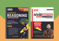 Champion's Reasoning 2.0 & Viral Maths Combo Books Set (English Printed Edition) By Adda247