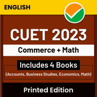 CUET Commerce Domain + Math Complete Book (English Printed Edition) By Adda247