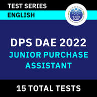 DPS DAE Junior Purchase Assistant 2022 | Online Test series by Adda247