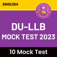DU-LLB LAW 2023 | Online Test Series By Adda247