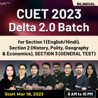 CUET 2023 (DELTA 2.0 Batch) for Arts Domain Subjects | Bilingual | Online Live Classes By Adda247
