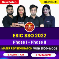 ESIC SSO Mains Admit Card 2022 Out, Phase 2 Call Letter Direct link_40.1