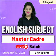 English Subject | Master Cadre batch | Bilingual | Online Live Classes By Adda247