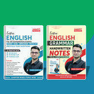Combo of Entire English Grammar Handwritten Notes & English | GRAMMAR | VOCABS | COMPREHENSION | PRACTICE SETS (English Printed Edition) By Adda247