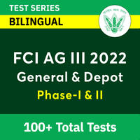 Scholarship Test for FCI Assistant Grade 3 Phase 1 2022: Attempt Now_50.1