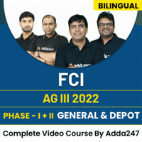 FCI Assistant Grade 3 General & Depot Phase 1 & 2 Complete Video Course 2022_50.1
