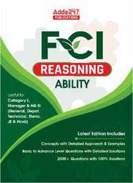 Reasoning Ability for FCI AG III, Category I & Manager(English Printed Edition) by Adda247