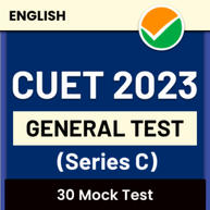 CUET GENERAL MOCK TEST (Series C) | Online Test Series By adda247