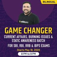 GAME CHANGER | Current Affairs, Burning Issues & Static Awareness Batch for SBI, RRB, RBI and IBPS Exams | Bilingual | Live Class