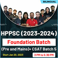 HPPSC (Pre + Mains) Online Live Classes | GS + CSAT Foundation Batch 5 By Adda247