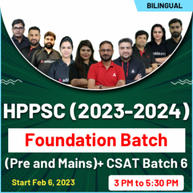 HPPSC (Pre + Mains) Online Live Classes | GS + CSAT Foundation Batch 6 By Adda247