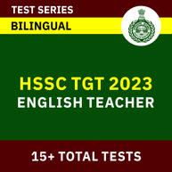 HSSC TGT English Teacher 2023 | Complete Bilingual Online Test Series By Adda247