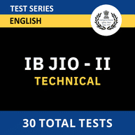 IB JIO - II | Technical | Complete Test Series By Adda247