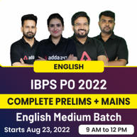IBPS PO 2022 | Complete Prelims + Mains | English Medium | Online Live Classes By Adda247