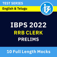 IBPS RRB Clerk Prelims | Telugu and English | Online Test Series By Adda247